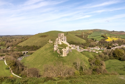 Corfe Castle Dorset UK 2024